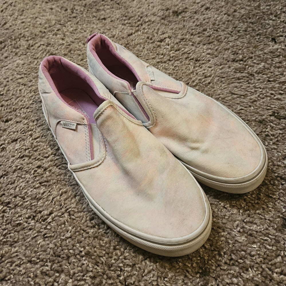 Pink Tie Dye Vans